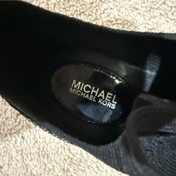 Michael Kors Black Knit Sneakers - Picture 2 of 3